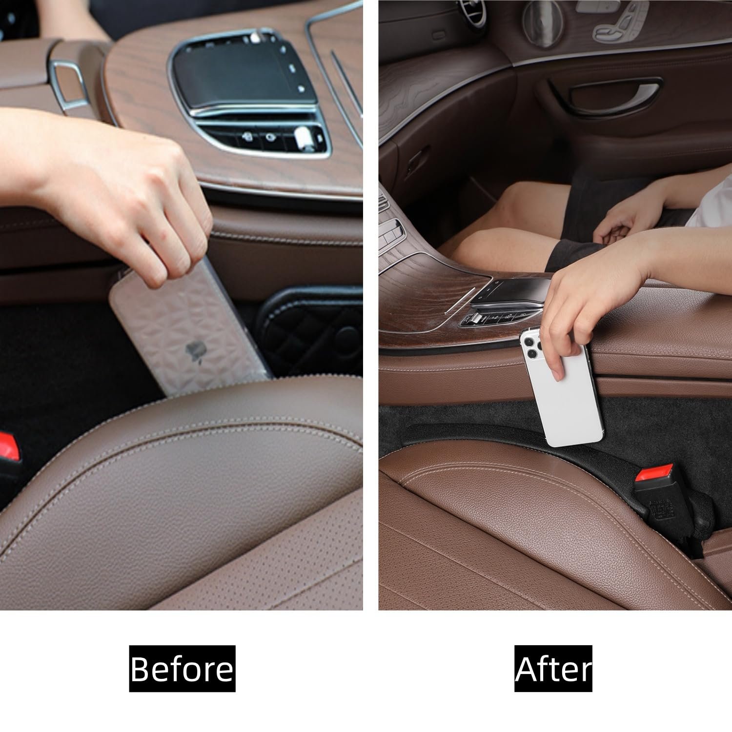 Car Seat Gap Filler Seat Gap Leak-proof Plug Armrest Box Anti-drop Storage