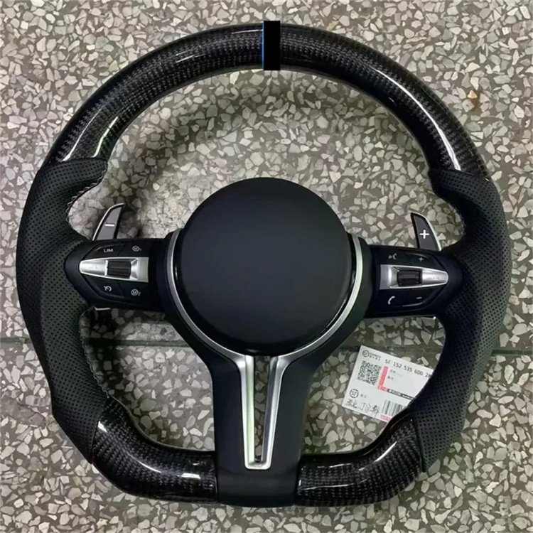 Car accessories Carbon fiber steering wheel car steering wheel assembly Leather car electronics