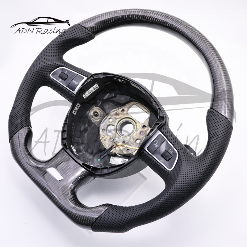 Real Carbon Fiber Steering Wheel For Audi B8 Pre-Facelift S4 S5 A4 A5