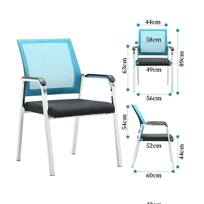 Wholesale Chrome Ergonomic Luxury Office Meeting Room Conference boss Stackable Chaire Reception Commercial Ergonor Class Chairs
