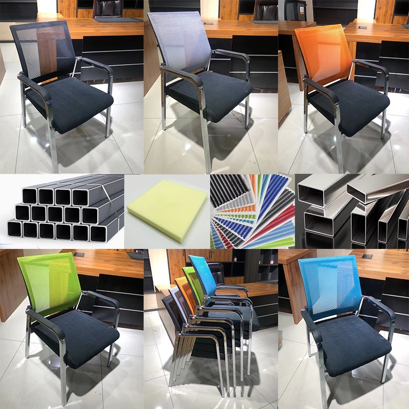 Wholesale Chrome Ergonomic Luxury Office Meeting Room Conference boss Stackable Chaire Reception Commercial Ergonor Class Chairs