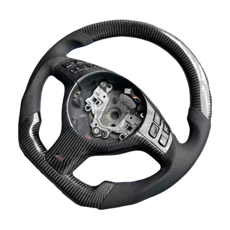 Factory wholesale price Upgrades LED alcantara carbon steering wheel m performance for BMW E46 M3 car steering wheel