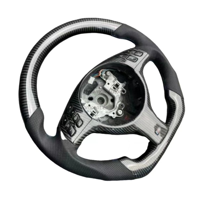 Factory wholesale price Upgrades LED alcantara carbon steering wheel m performance for BMW E46 M3 car steering wheel
