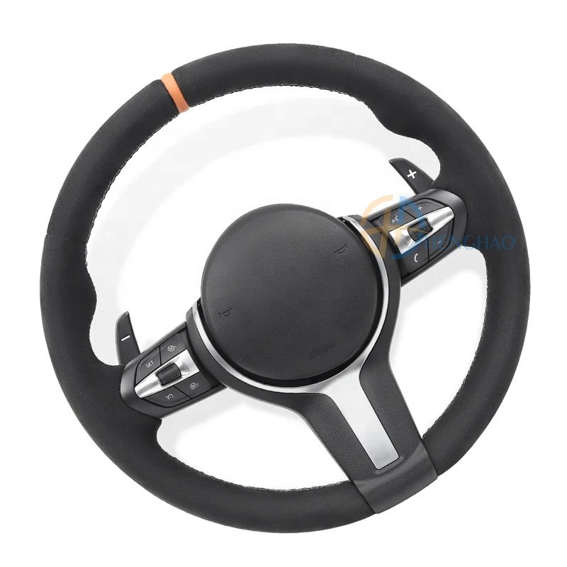 M Performance Leather Steering Wheel Fit For BMW F30 F20 F10 F15 F25 F07 F01 F16 F26 M6 M5 M3 sport steering wheel