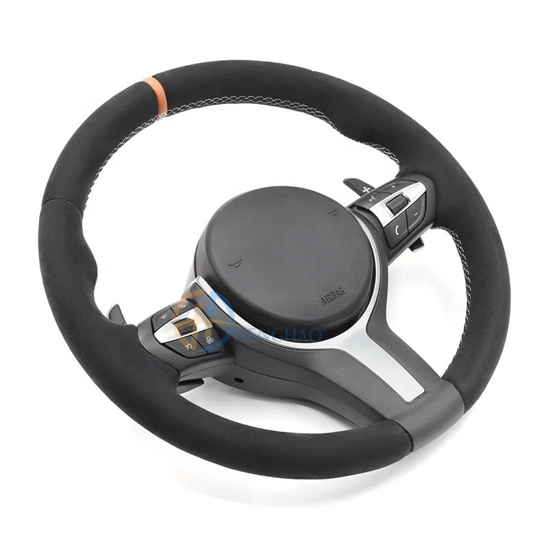 M Performance Leather Steering Wheel Fit For BMW F30 F20 F10 F15 F25 F07 F01 F16 F26 M6 M5 M3 sport steering wheel