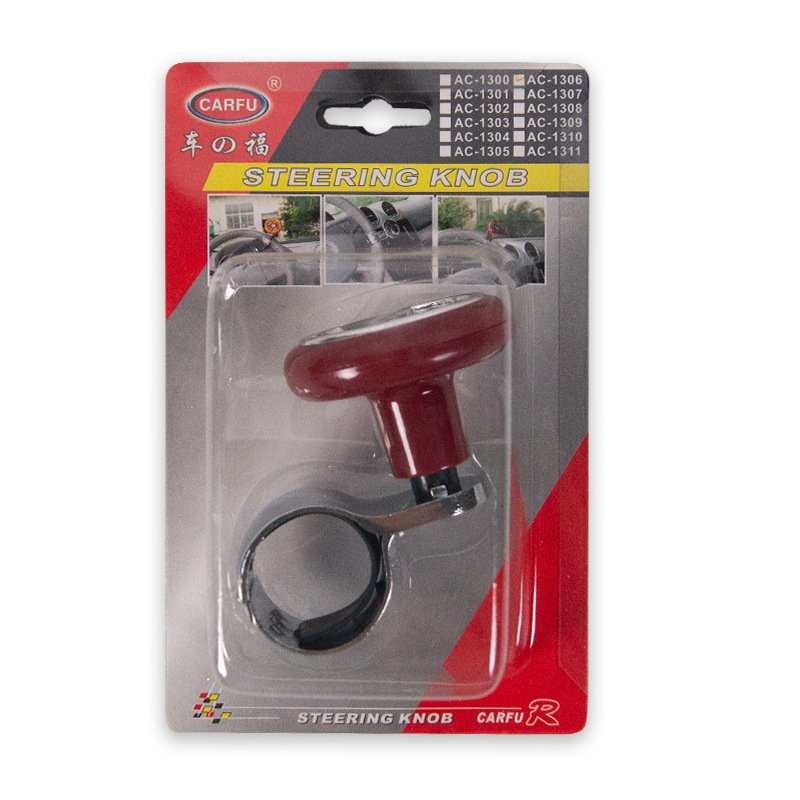 Turning Steering Wheel Booster Spinner Knob Metal Bearing Power Handle Ball Shaped Smooth Spinner Knob Universal Fit Non-Slip