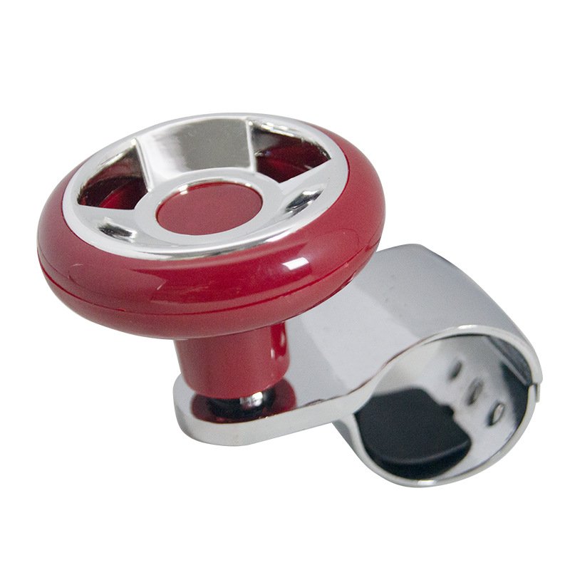 Turning Steering Wheel Booster Spinner Knob Metal Bearing Power Handle Ball Shaped Smooth Spinner Knob Universal Fit Non-Slip