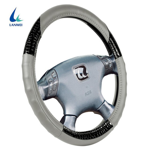 Most Popular Fashion Universal Pu Steering Cover Four Seasons Car Steering Wheel Cover