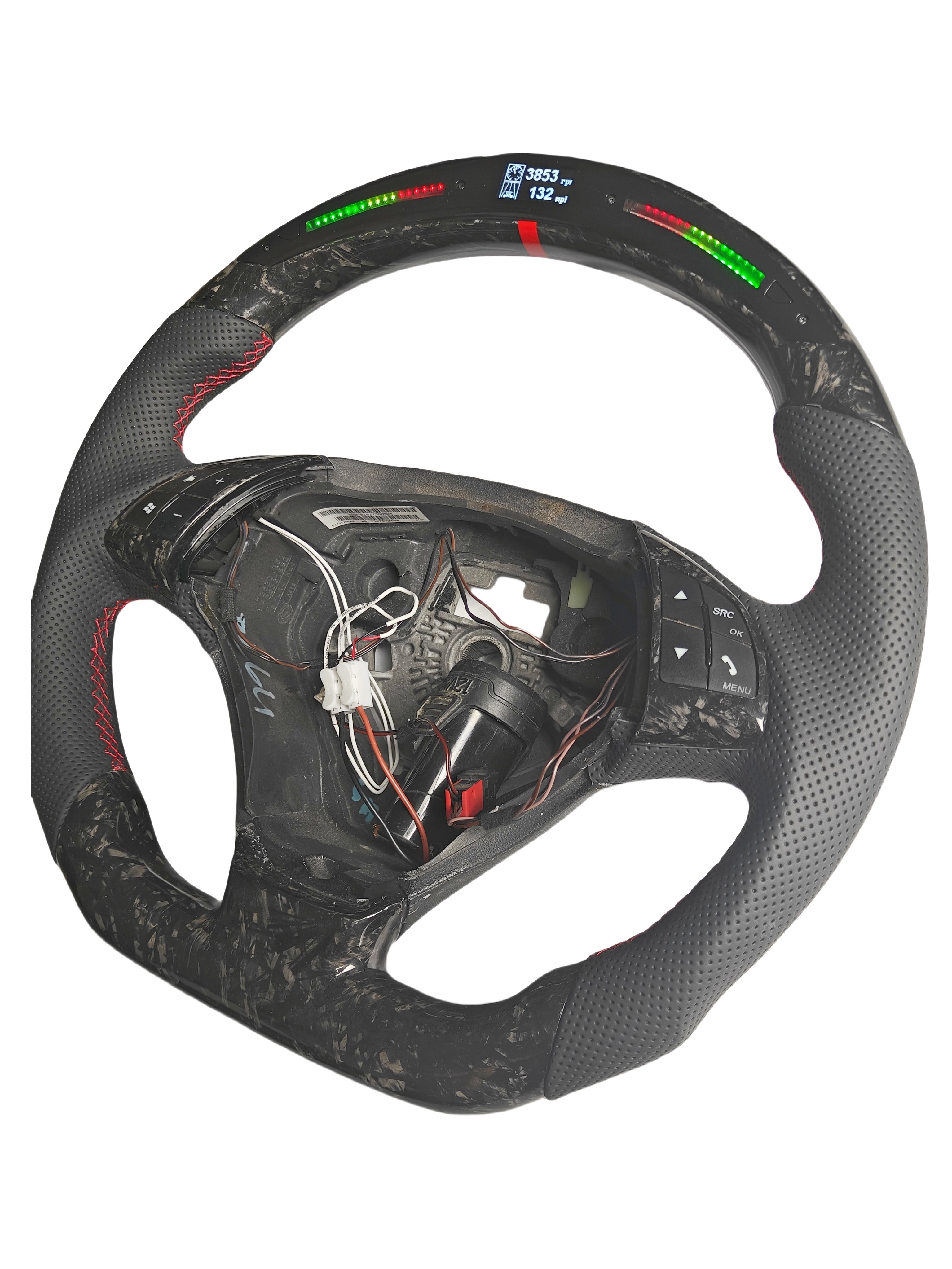 For Fiat 2012-2017 Opel Fiber Sports Car Steering Wheel