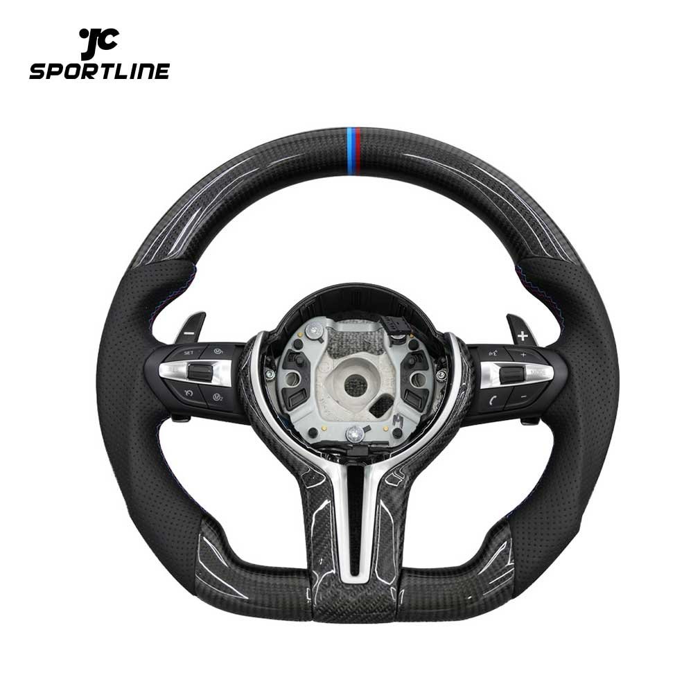 Carbon Fiber Steering Wheel for BMW M2 M3 M4 M5 M6 F10 F20 F22 F30 F32 F36 F06 F07 E70 F15 F16
