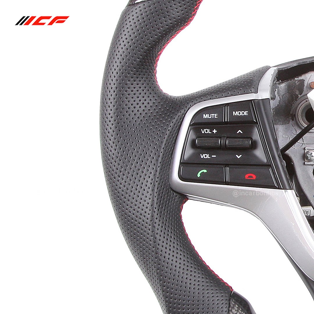 100% Real Carbon Fiber Steering Wheel for Hyundai Sonata SanteFe