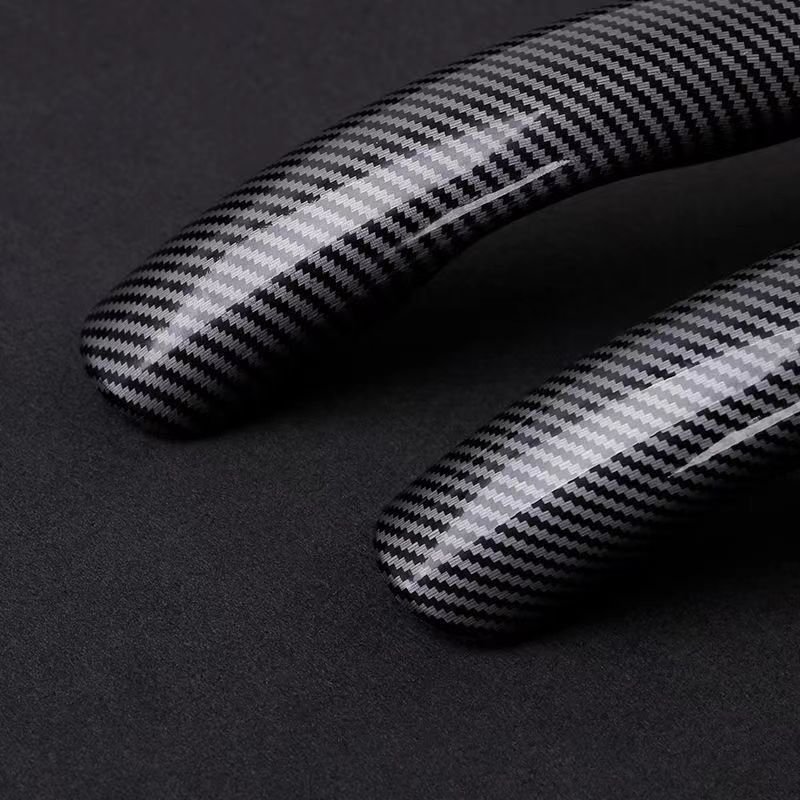 Car Steering Wheel Cover Breathable Anti Slip Steering Covers Suitable Auto Decoration Carbon Fiber Pattern Accessories