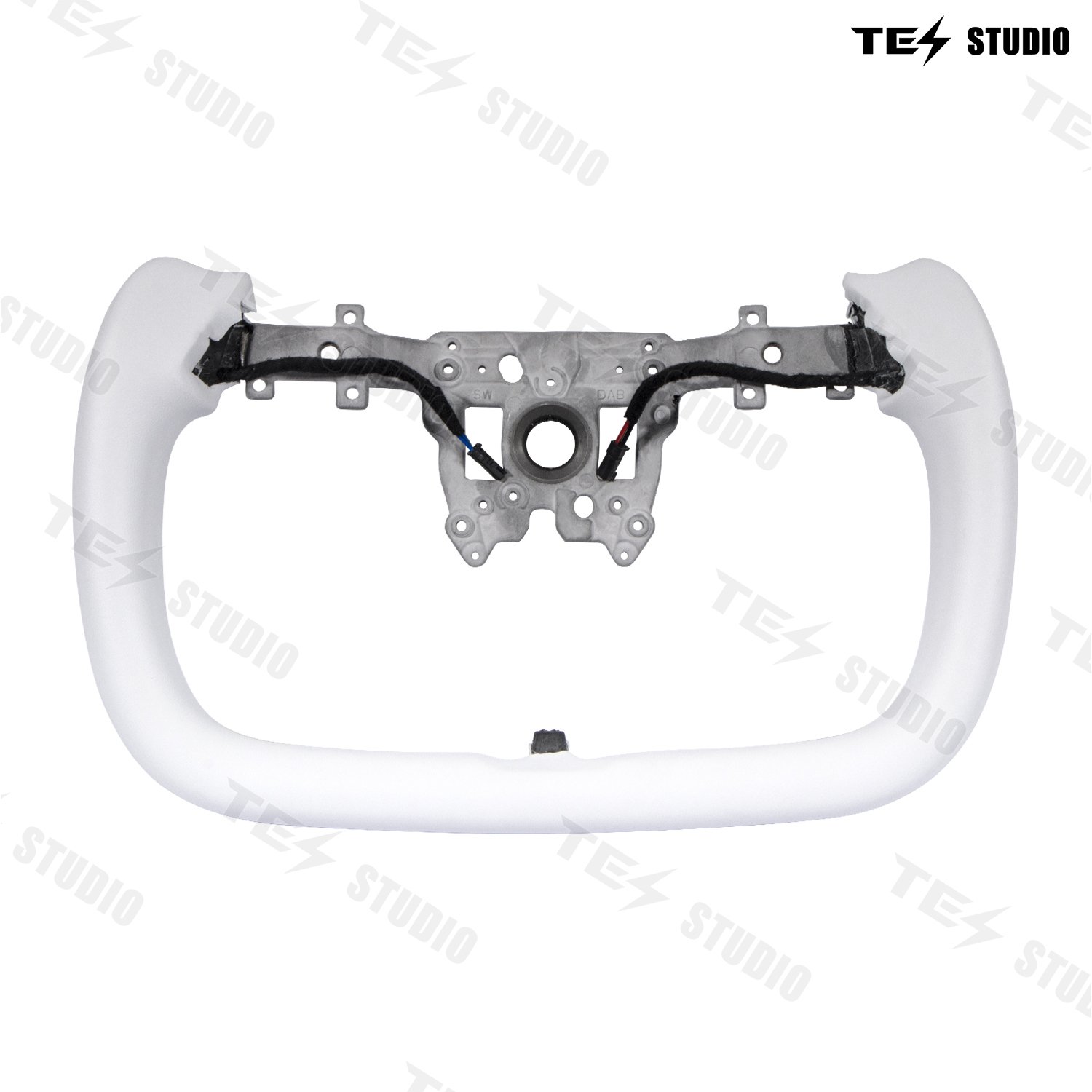 For Tesla Model 3 Highland Carbon Fiber Steering Wheel Modification Leather Car Steering Wheel