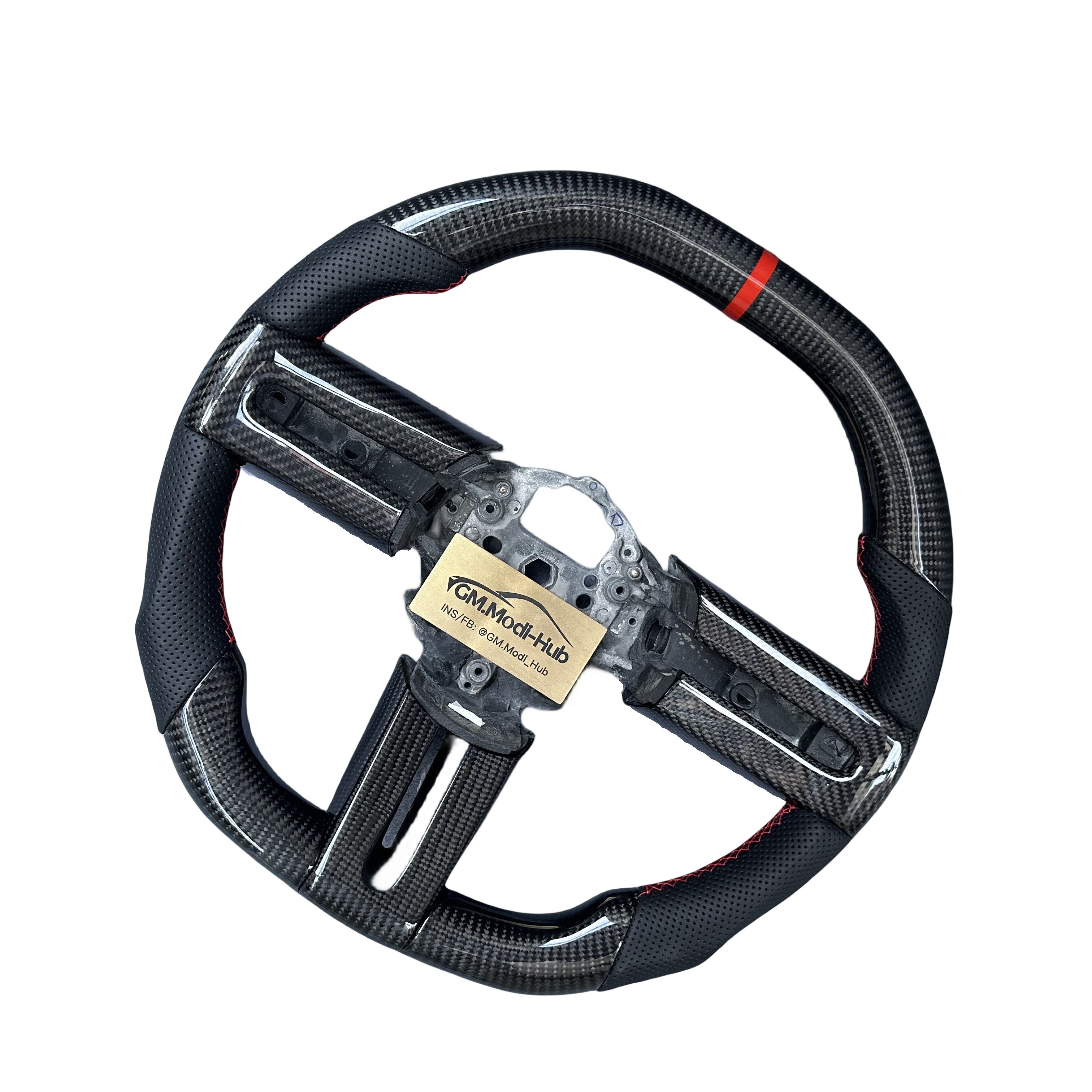 GM.Modi-Hub High Quality Carbon Fiber Car Steering Wheel For Ford 2005 2006 2007 2008 2009 Mustang