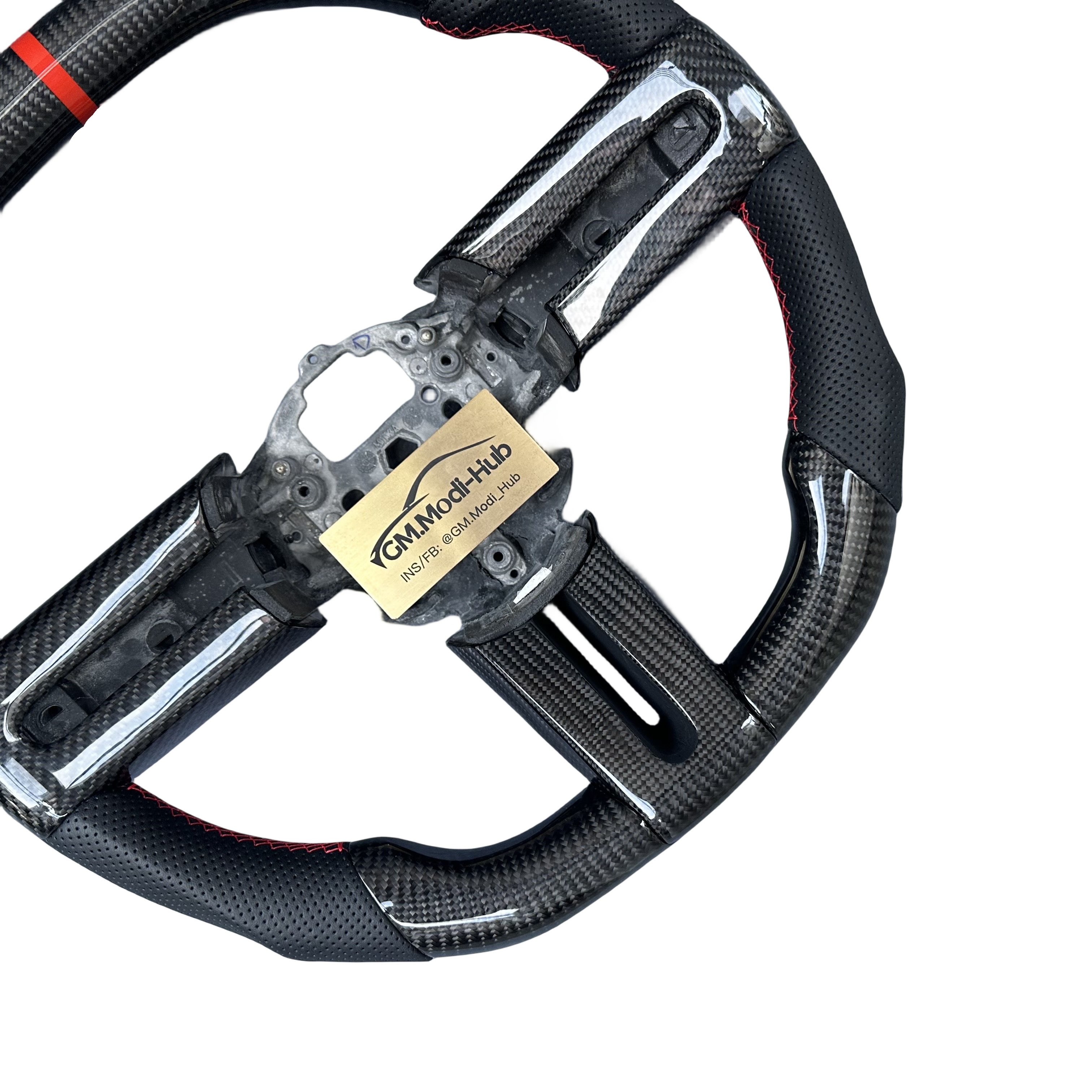 GM.Modi-Hub High Quality Carbon Fiber Car Steering Wheel For Ford 2005 2006 2007 2008 2009 Mustang