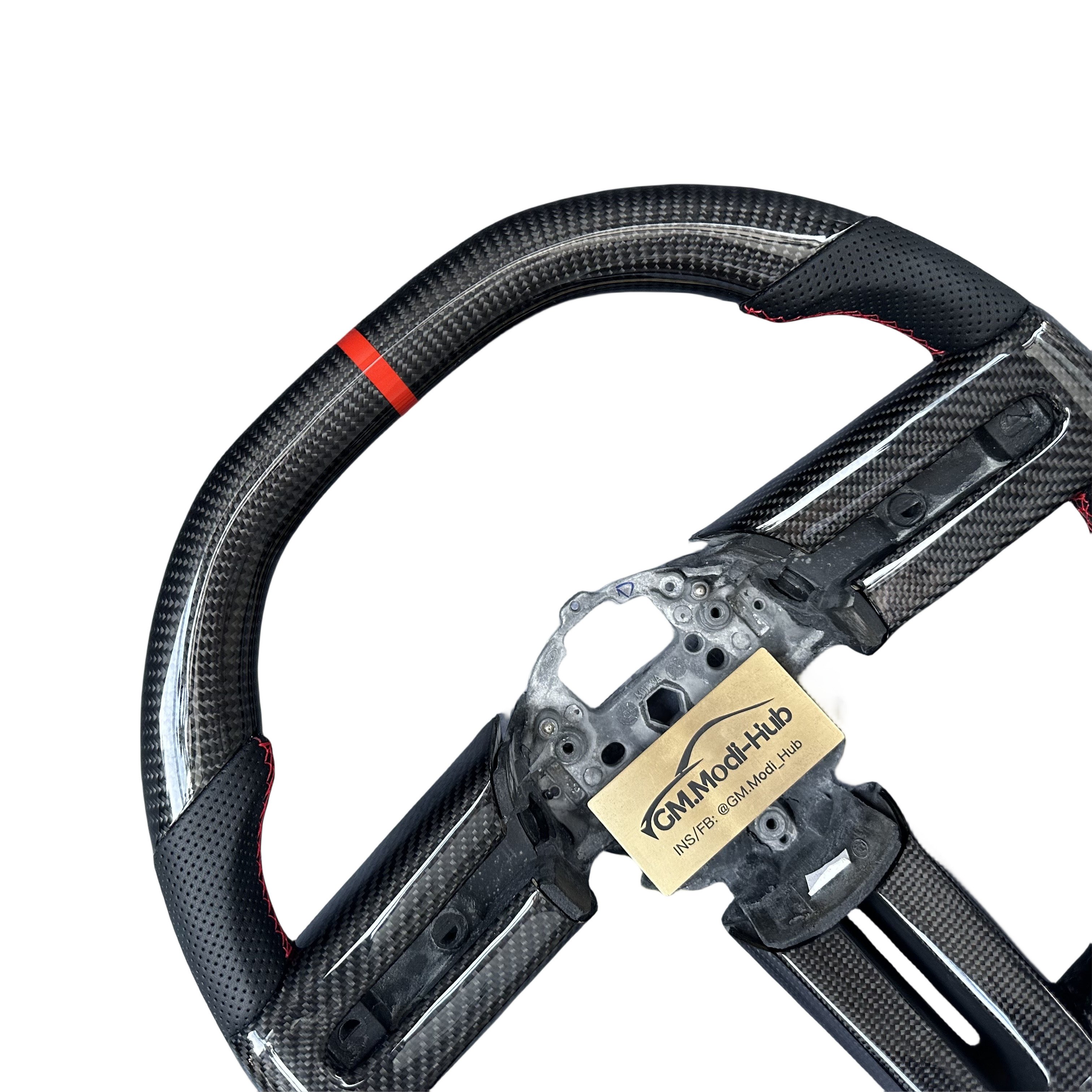 GM.Modi-Hub High Quality Carbon Fiber Car Steering Wheel For Ford 2005 2006 2007 2008 2009 Mustang