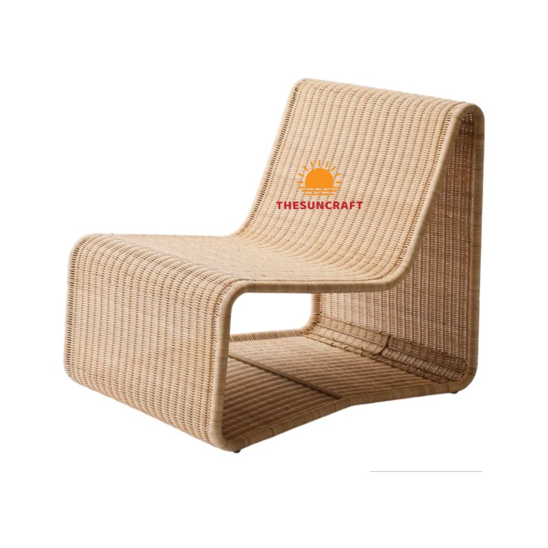 Modern Dreamhause Vietnam Rattan Single Person Sofa Chair Nordic Creative Living Room Lounge Chair Armrest Dining Chair