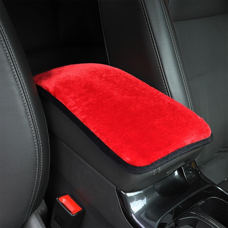 Winter Plush Armrest case Pad Warm Thick Non-slip Multicolor Central Handrail case Cover Cushion