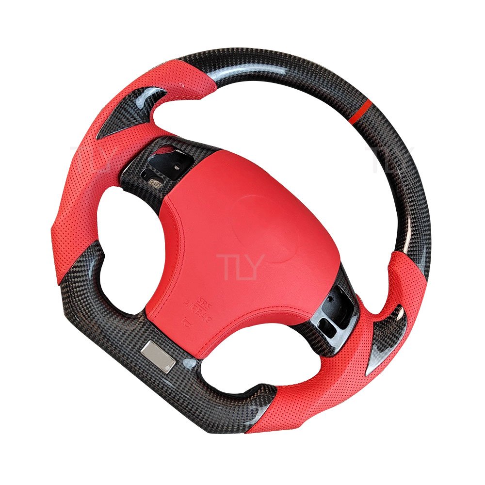 Car Steering Wheel For Lexus is250 is350 is500 isf rcf rx350 gs350 gs400 Custom Sports Carbon Fiber Leather Steering Wheel
