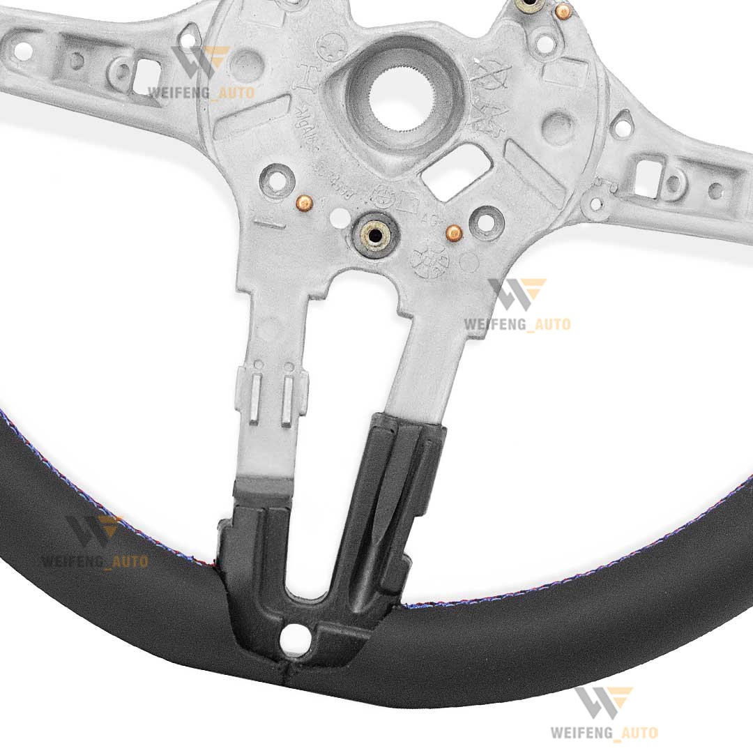 Full alcantara wheel car steering wheel for bmw M3 M6 M5 E90 E92 F10 F30 350i sports full series Pure handmade 380mm
