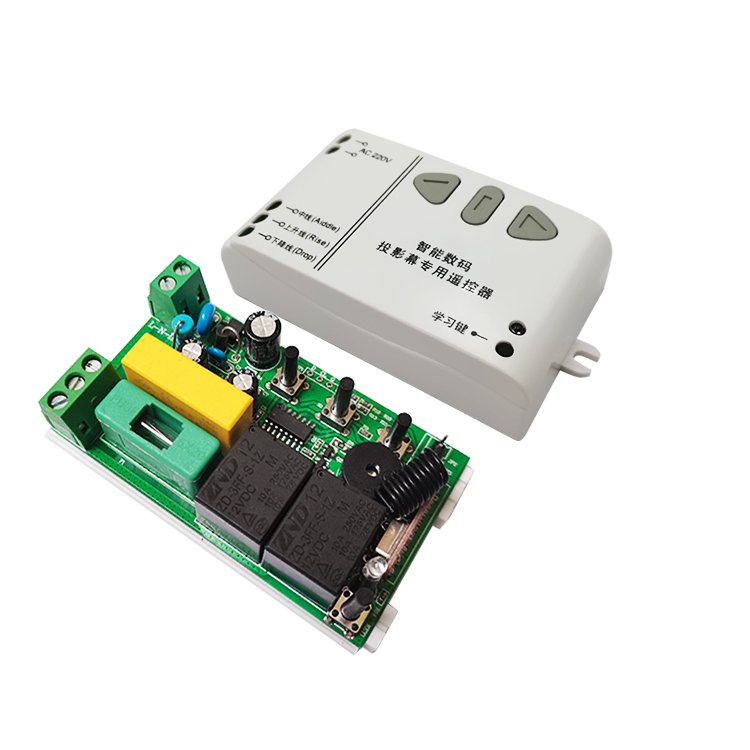 433MHz Wireless Universal Remote Control AC 220V 10A 2CH Rf Relay Receiver and Transmitter for Smart Home Light/ Bulb/ Motor