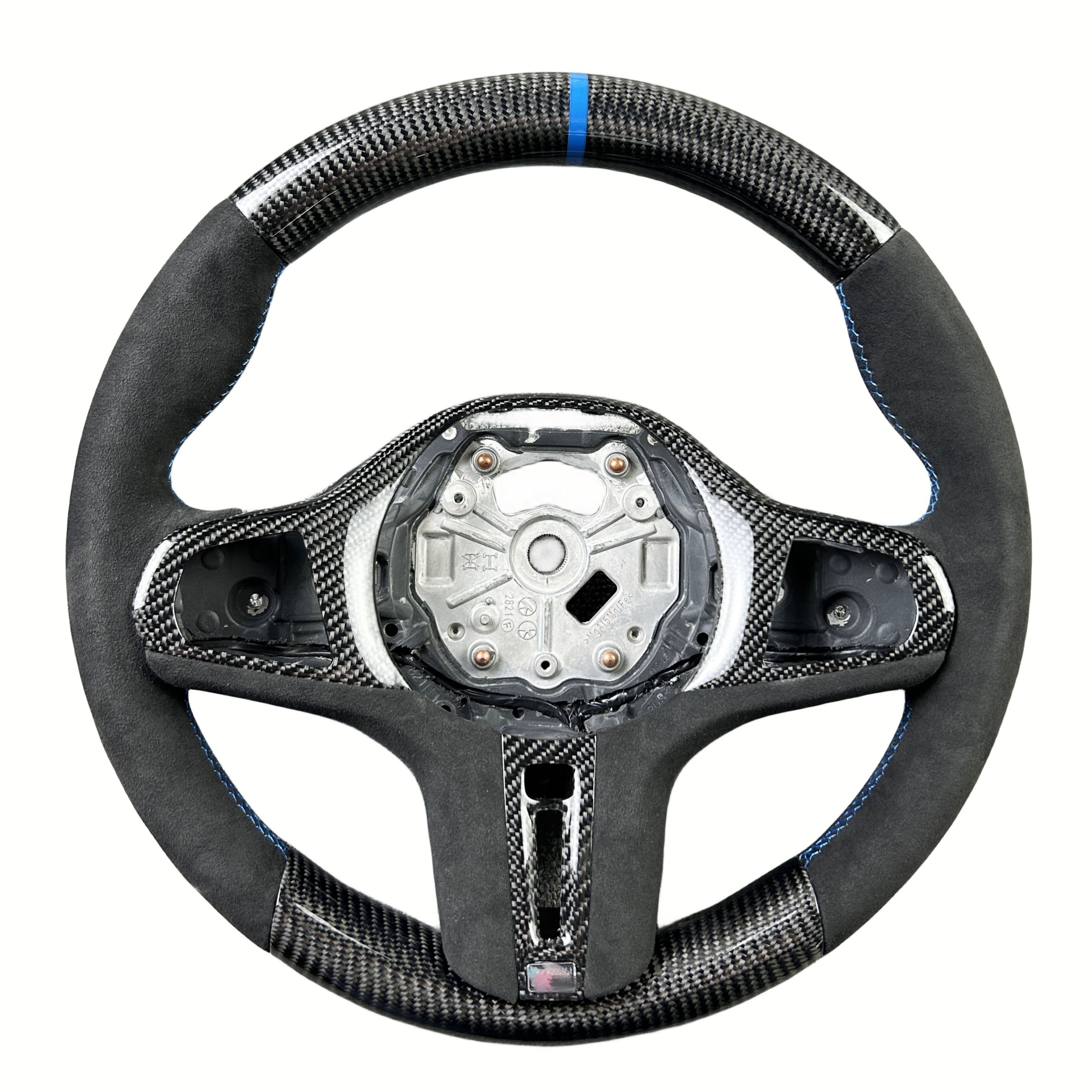 Custom car interior accessories Real carbon fiber steering wheel for BMW 2018-2024 3/4/5 Series G30 G20 G22 G28 G82