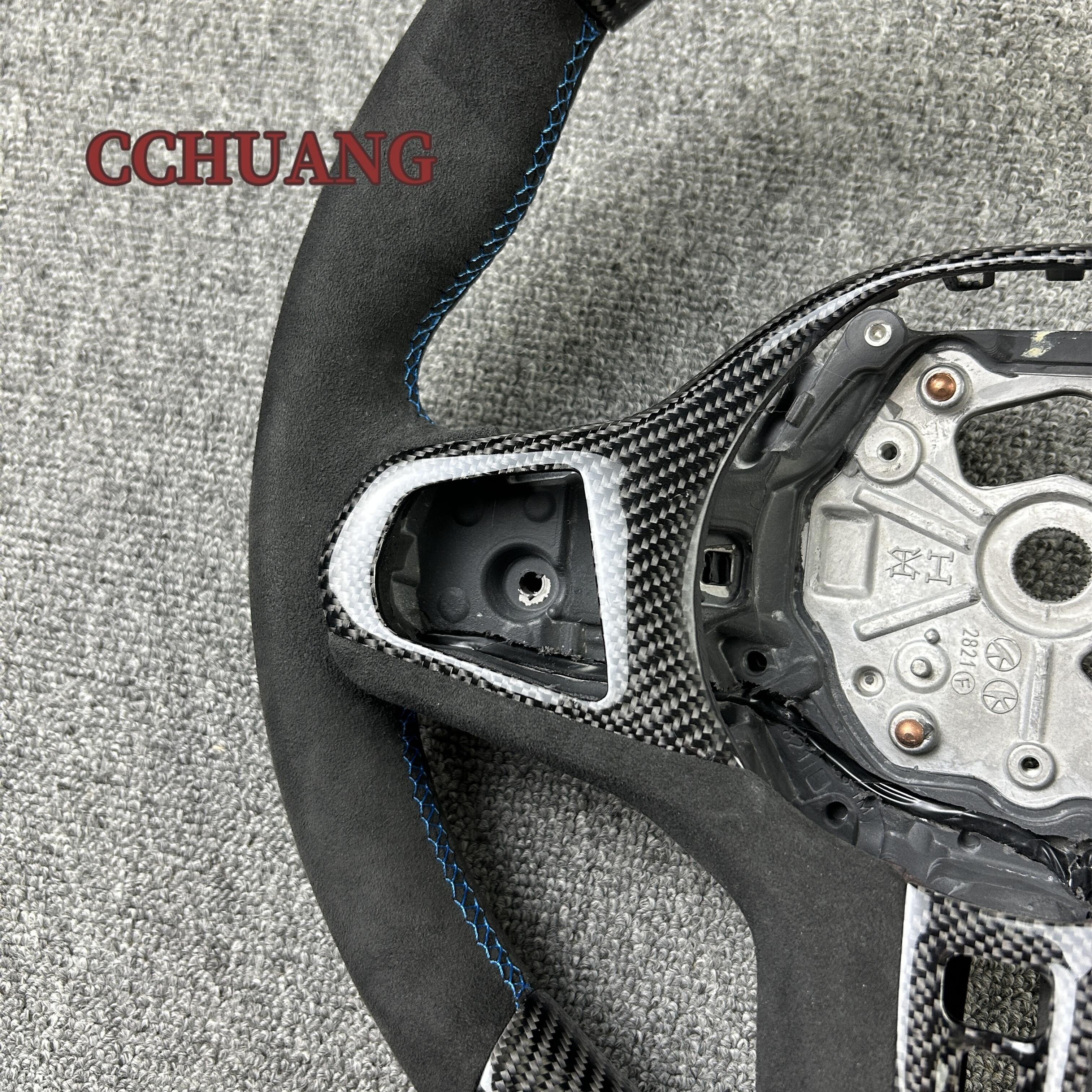 Custom car interior accessories Real carbon fiber steering wheel for BMW 2018-2024 3/4/5 Series G30 G20 G22 G28 G82