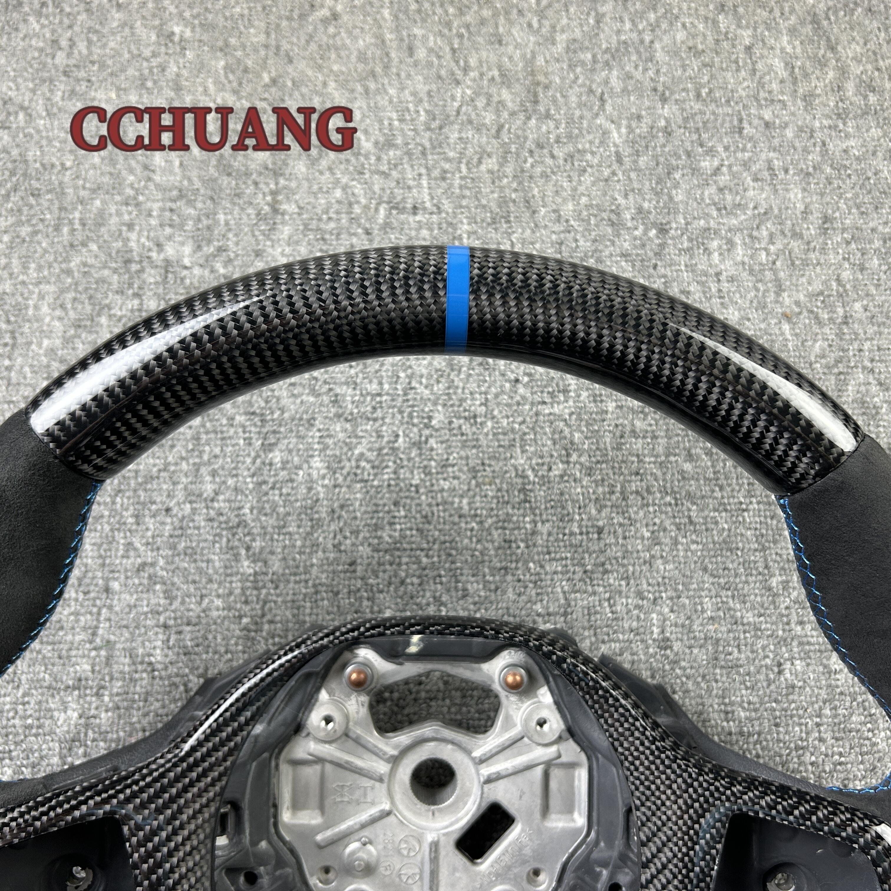 Custom car interior accessories Real carbon fiber steering wheel for BMW 2018-2024 3/4/5 Series G30 G20 G22 G28 G82