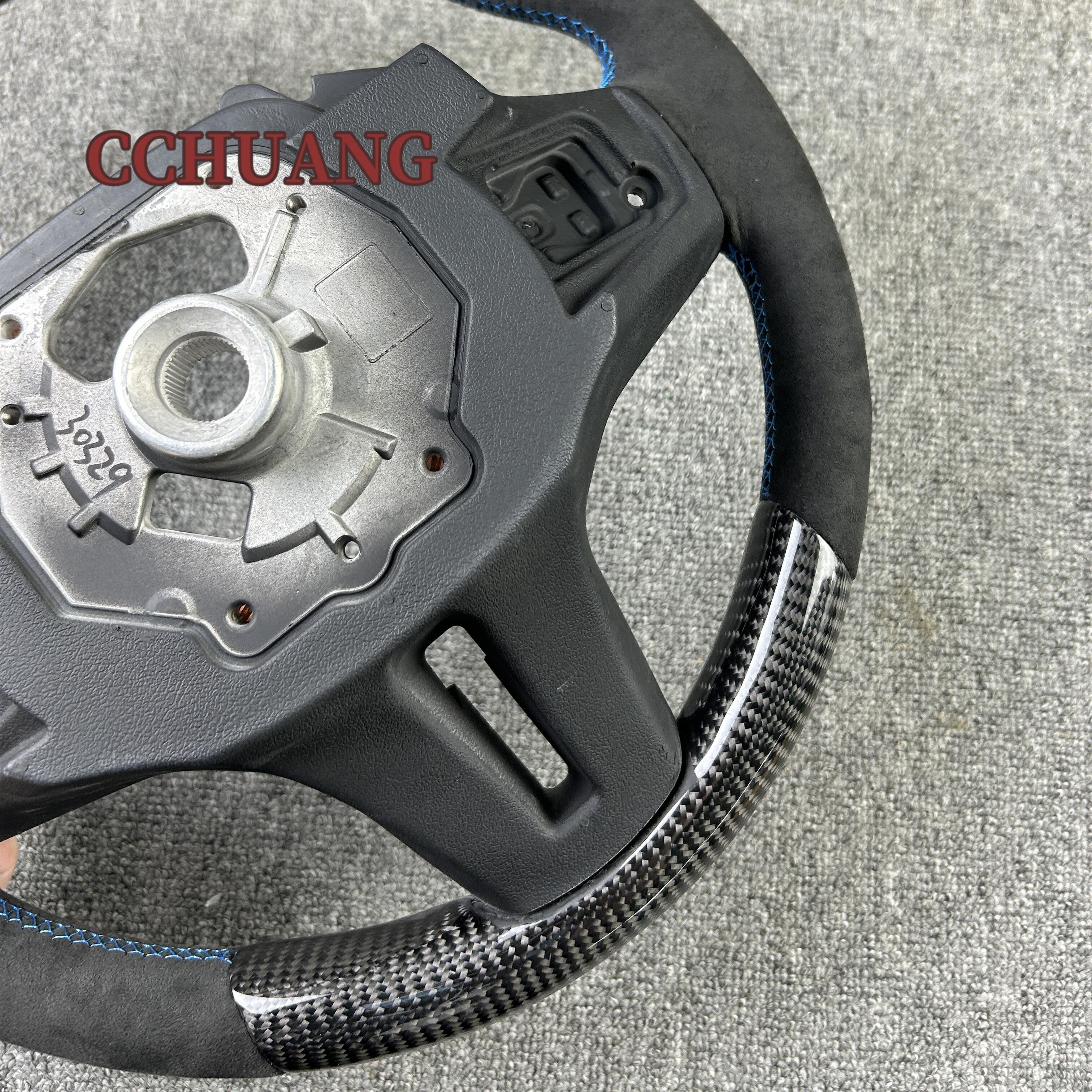 Custom car interior accessories Real carbon fiber steering wheel for BMW 2018-2024 3/4/5 Series G30 G20 G22 G28 G82