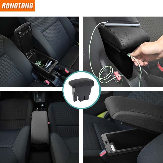 High-quality Auto Parts Car Central Store USB Charging Center Armrest Storage Box for Suzuki Jimny 2019+
