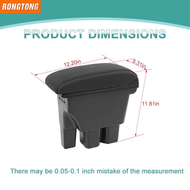 High-quality Auto Parts Car Central Store USB Charging Center Armrest Storage Box for Suzuki Jimny 2019+