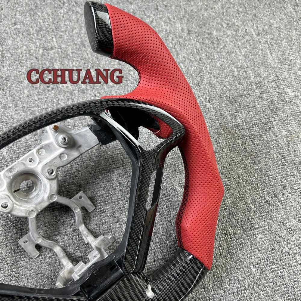Custom true carbon fiber steering wheel for Infiniti G25 G37 G35 EX35 EX37 Q60 Q50 QX70 FX35 LED steering wheel