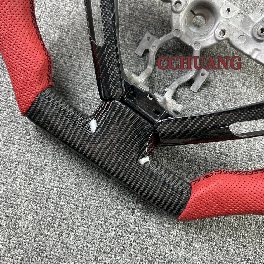 Custom true carbon fiber steering wheel for Infiniti G25 G37 G35 EX35 EX37 Q60 Q50 QX70 FX35 LED steering wheel