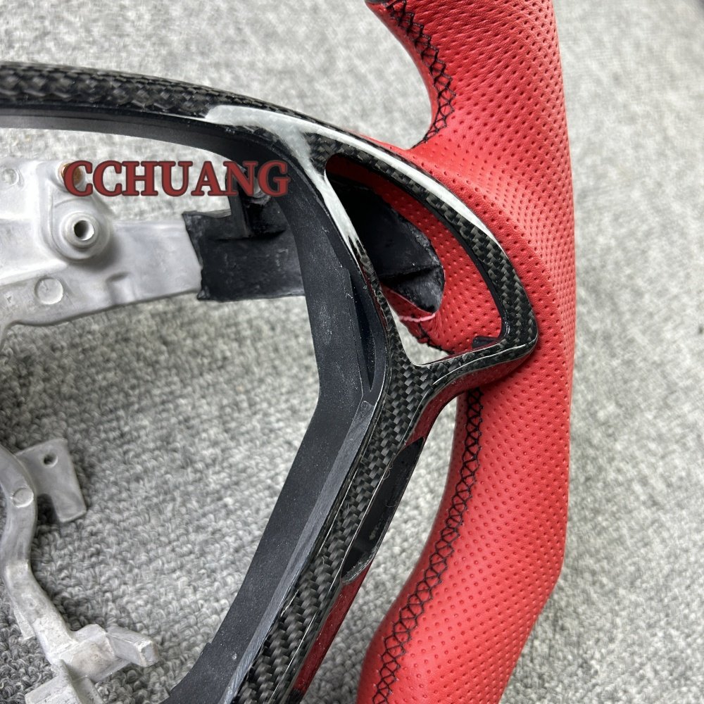 Custom true carbon fiber steering wheel for Infiniti G25 G37 G35 EX35 EX37 Q60 Q50 QX70 FX35 LED steering wheel