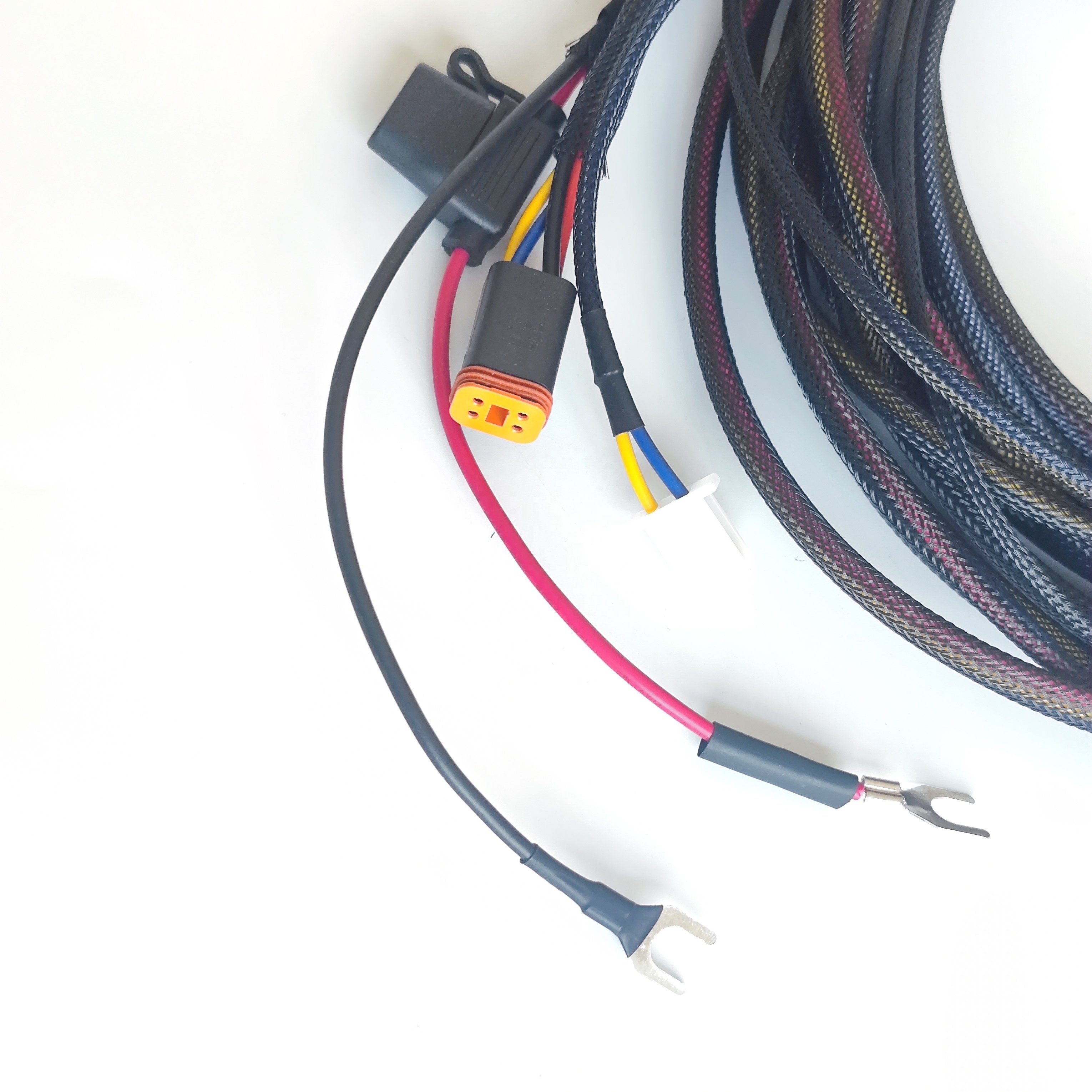 Wholesale High Low Beam LED Work Light Fog Light Auto On-Off Switch Dual Relay Wiring Harness for Off Road Motorcycles