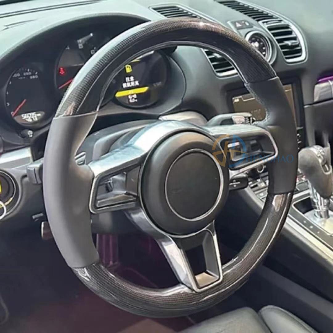 Factory Wholesale Price Carbon Fiber Steering Wheel For Porsche Panamera Cayenne Macan Cayman Boxster 718 991 911 Upgrade GT
