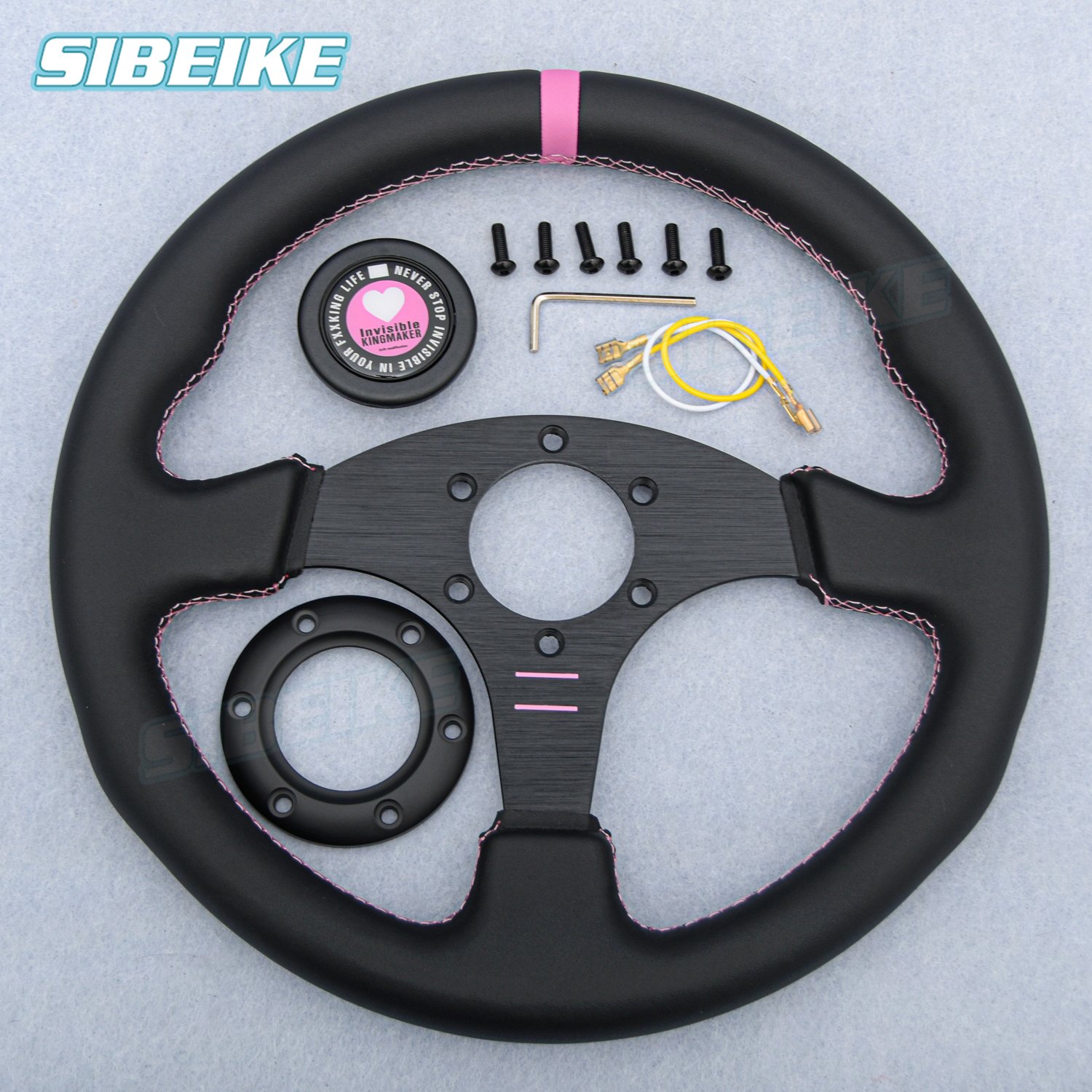 Custom Racing Sport Steering Wheel 13inch JDM Sim Race Steering Wheel