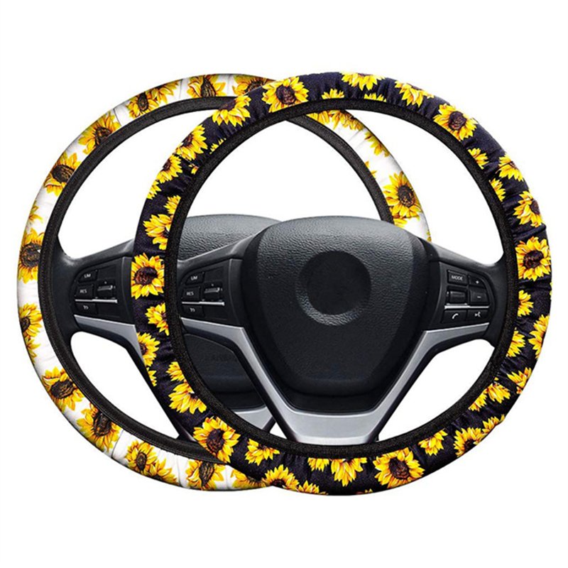 Custom designs neoprene car steering wheel cover car accessories