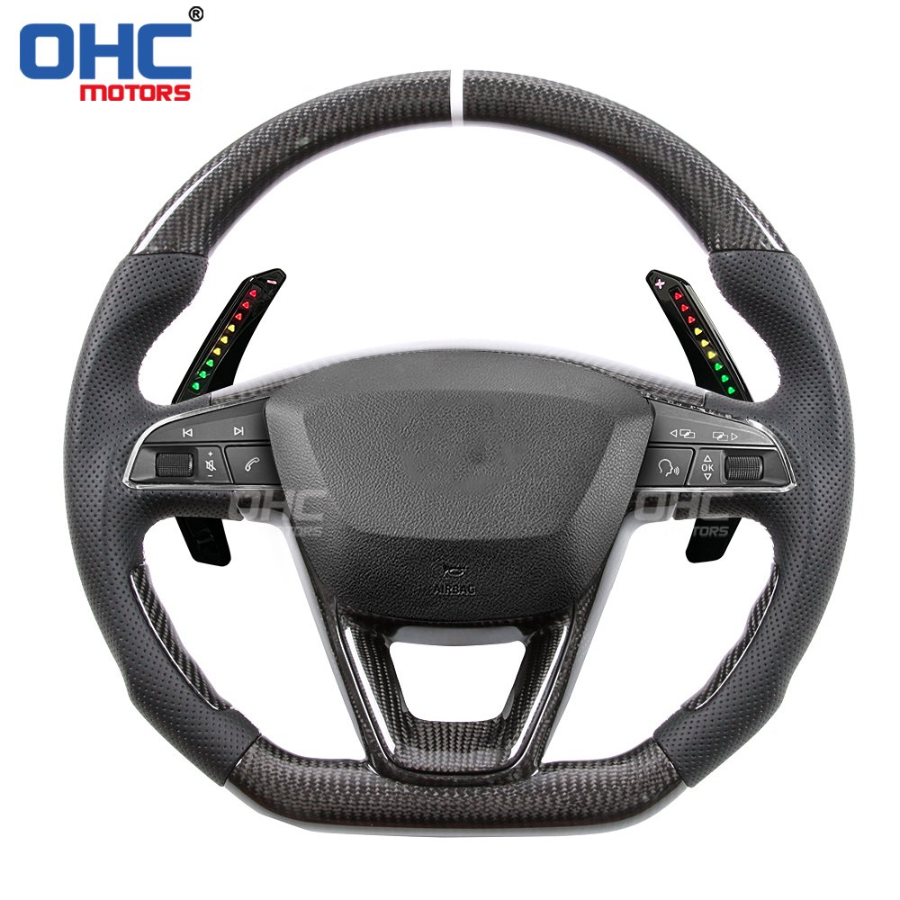 LED RPM Paddle Shift for Seat Leon Cupra mk2 mk3 LED Smart ONE Steering Wheel Paddle Shift Shifter Shifters ohc motors