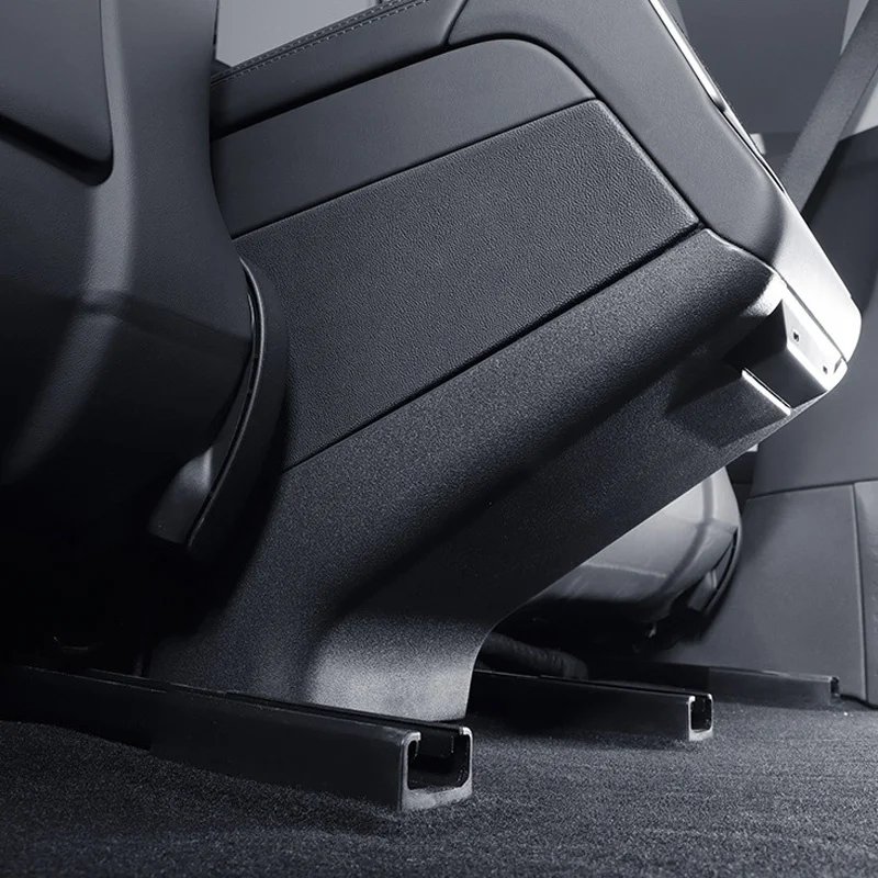For Tesla Model Y Juniper Rear Exhaust Protector Rear Center Console Anti-Kick Pad Armrests Box Outlet Trim Cover