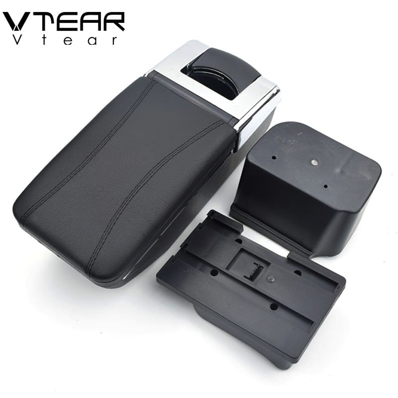 Vtear for Chevrolet Cruze Armrest Central Store Content Storage Box Cup Holder Ashtray Interior Arm Rest Car-styling Accessories