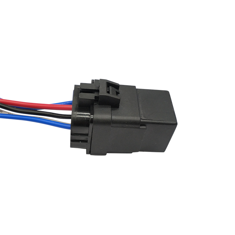 Waterproof Relay Socket 12V 24V 4pin 5 Pin Universal 40A Auto Relay with Wire Harness Socket