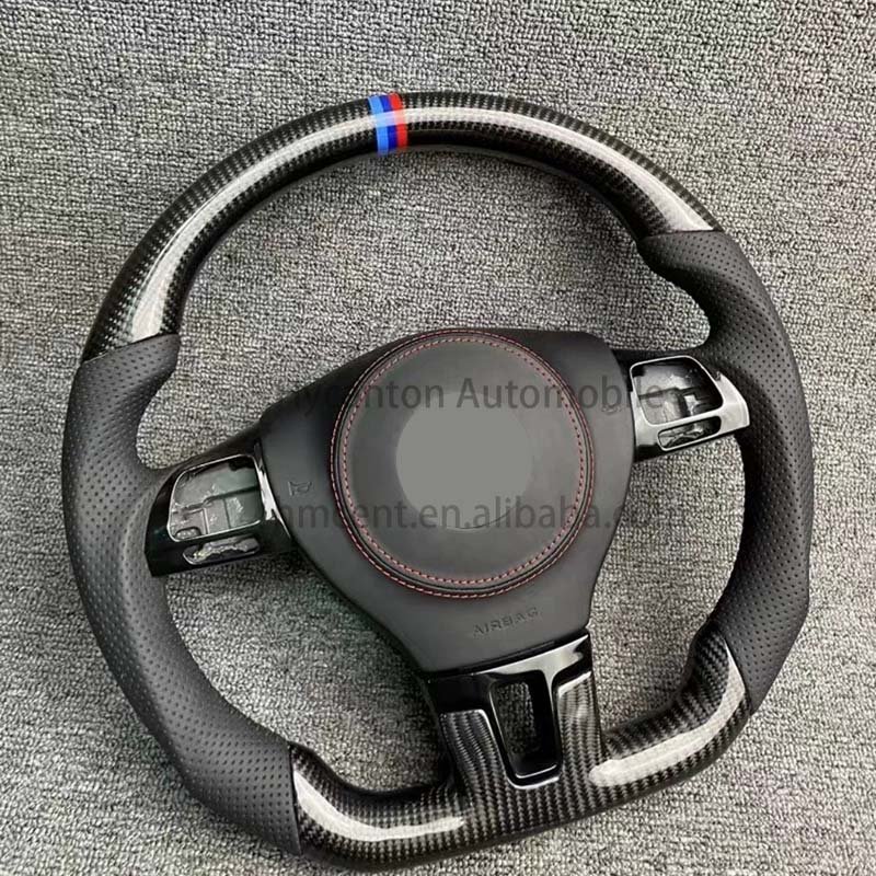 Customizable carbon fiber Alcantara Leather Steering WheeI For Volkswagen Sagitar MAGOTAN car Steering WheeI