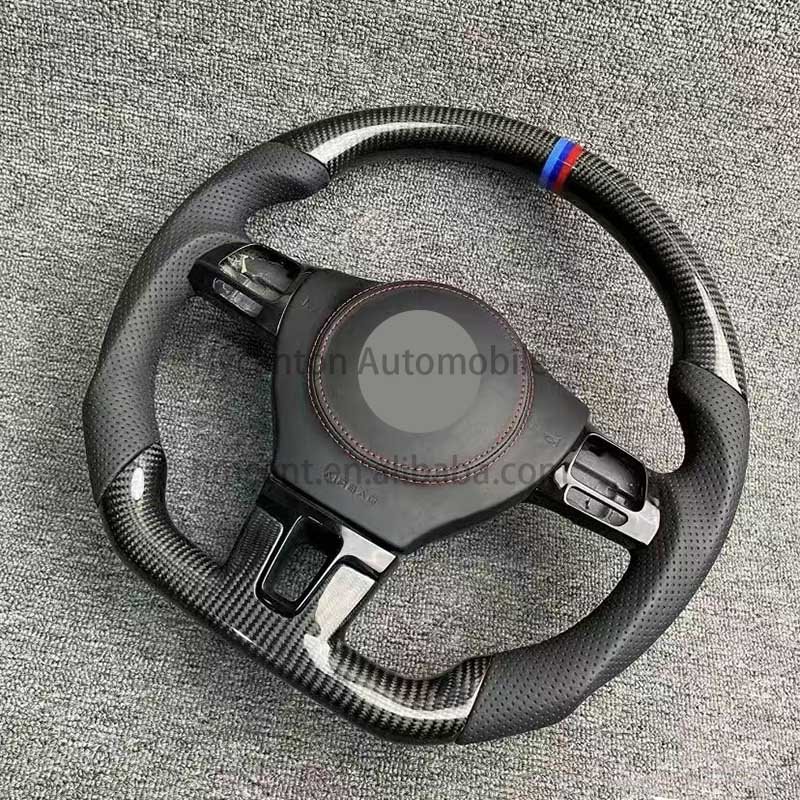Customizable carbon fiber Alcantara Leather Steering WheeI For Volkswagen Sagitar MAGOTAN car Steering WheeI