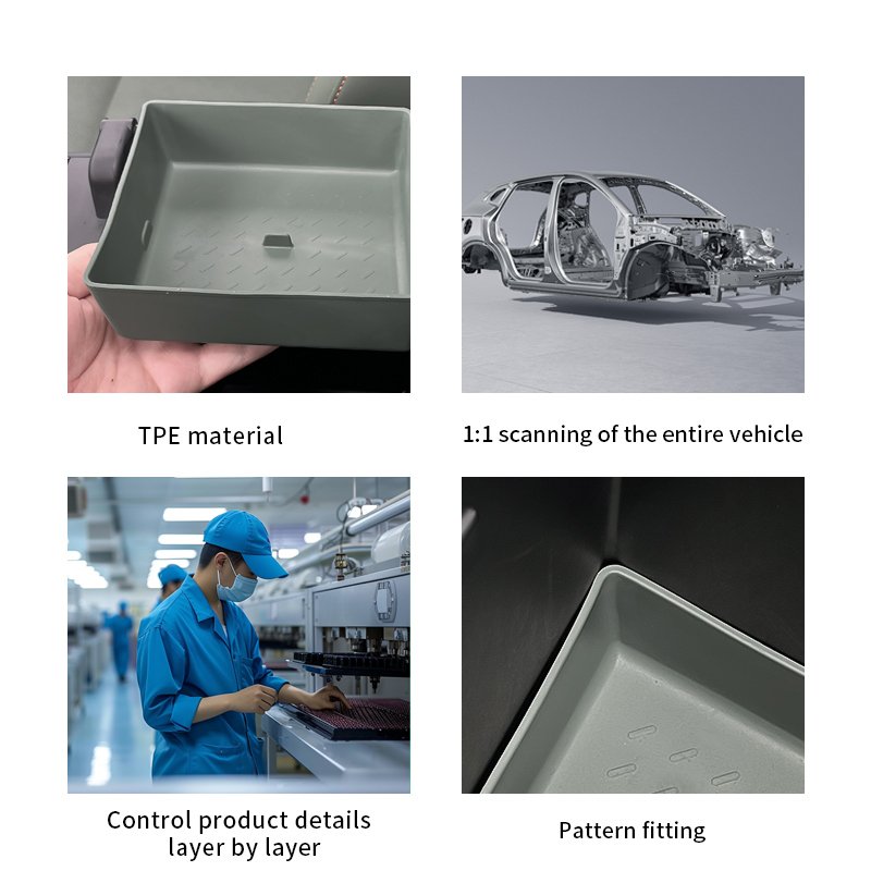 Chery ICAR 03 Car Interior Accessories Popular Style Armrest Box with Water Cup Sleeve & Lower Storage Box Modified Pad