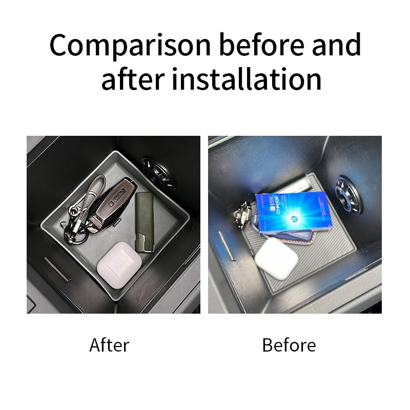 Chery ICAR 03 Car Interior Accessories Popular Style Armrest Box with Water Cup Sleeve & Lower Storage Box Modified Pad
