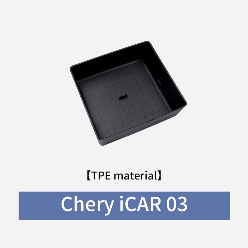 Chery ICAR 03 Car Interior Accessories Popular Style Armrest Box with Water Cup Sleeve & Lower Storage Box Modified Pad