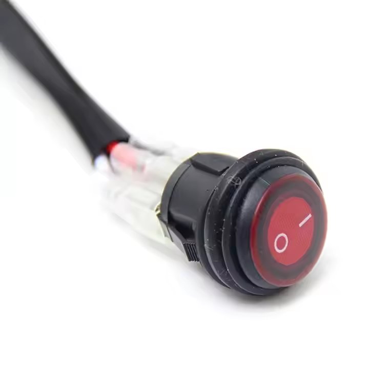 Hot Selling 1/2 LED Work Light Wiring Harness DT Plug Road Lights Switch Power Relay Blade Fuse PVC LED Light Bar Harness