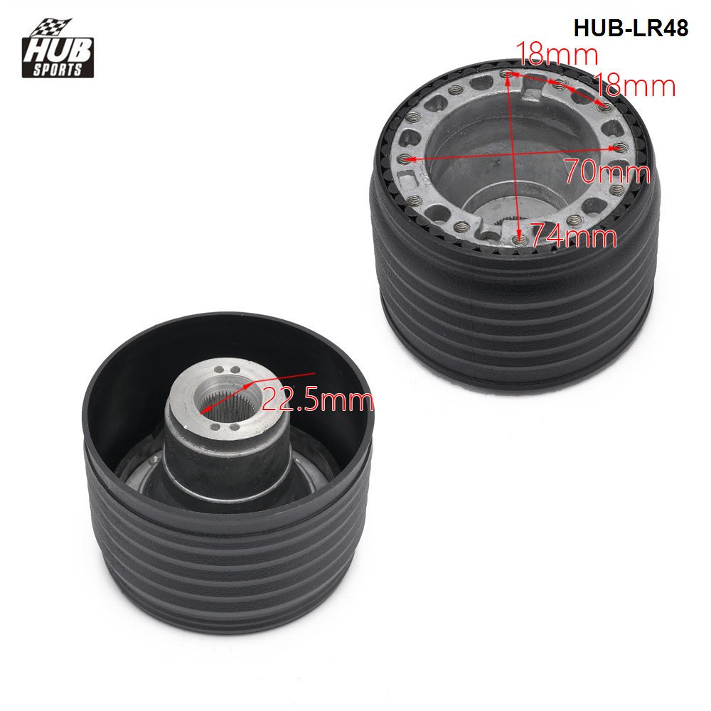 HUB sports Car Steering Wheel Hub Adapter Quick Release Boss Kit For Land Rover Defender 48 Spline HUB-LR48