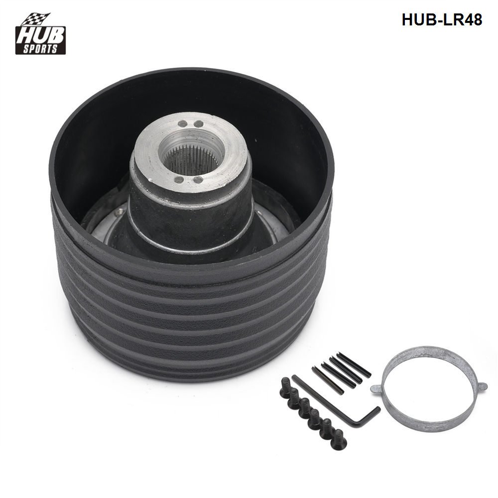 HUB sports Car Steering Wheel Hub Adapter Quick Release Boss Kit For Land Rover Defender 48 Spline HUB-LR48